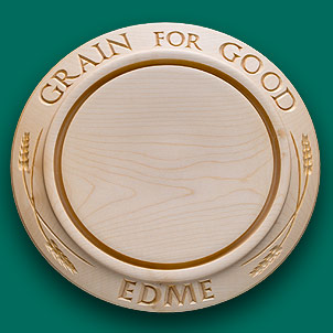 second EDME advertising bread board